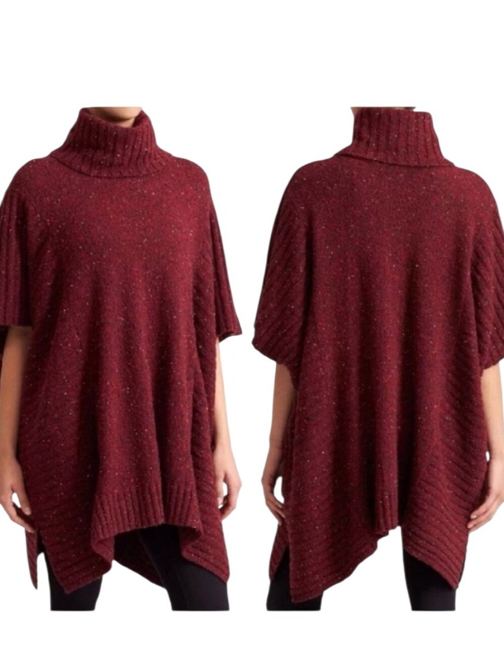Athleta wool blend poncho s/m